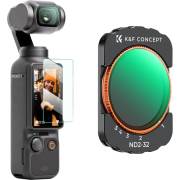 K&F Concept KF01.2544 - zestaw, magnetyczny filtr VND 2-32 z nanopowłoką, osłona ekranu do DJI Osmo Pocket 3_1 K&F Concept KF01.2544 - zestaw, magnetyczny filtr VND 2-32 z nanopowłoką, osłona ekranu do DJI Osmo Pocket 3_1